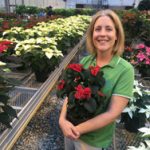 Horticulturist Sonia Weese is a grower at the Drew Mathieson Center on PittsburghÕs North Side which is part of Bidwell Training CenterÕs horticulture program. She grows poinsettias for mostly wholesale customers.