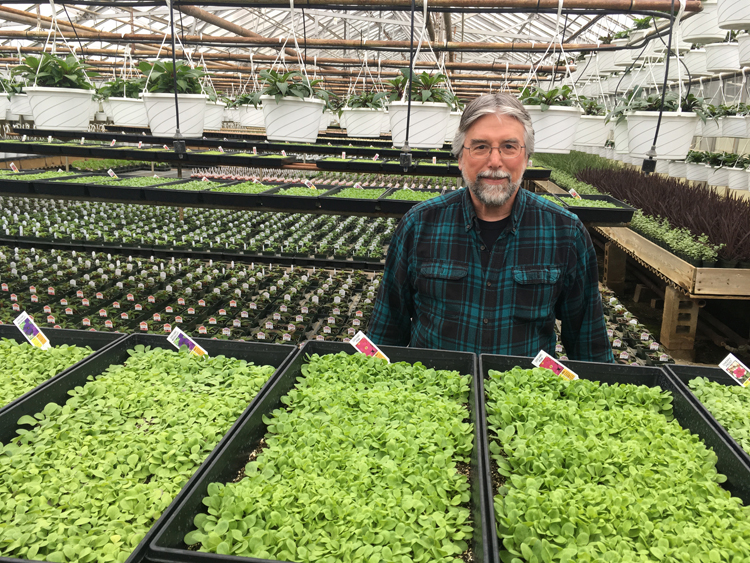 Jim Schnur is the fourth generation to run Schnur's Greenhouse in Butler.