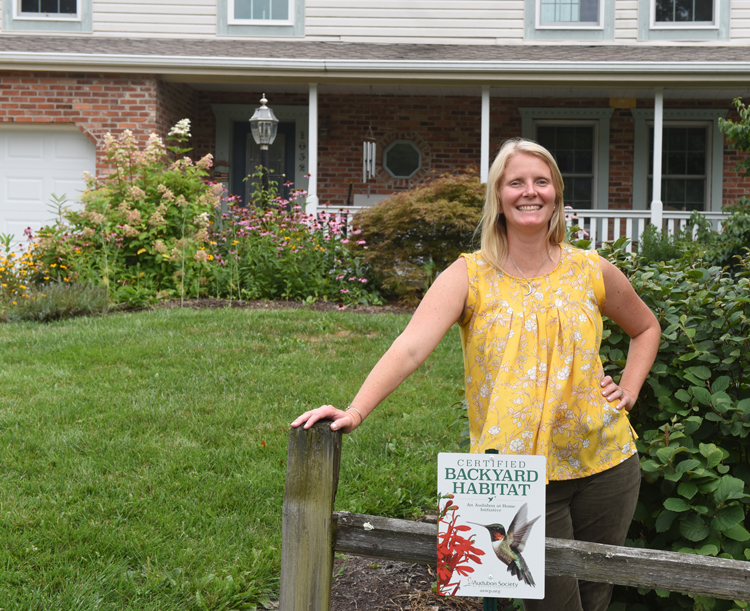 Sarah Koenig is conservation director for the Audubon Society of Western Pennsylvania. She's hoping homeowners will turn their gardens into Certified Backyard Habitats.