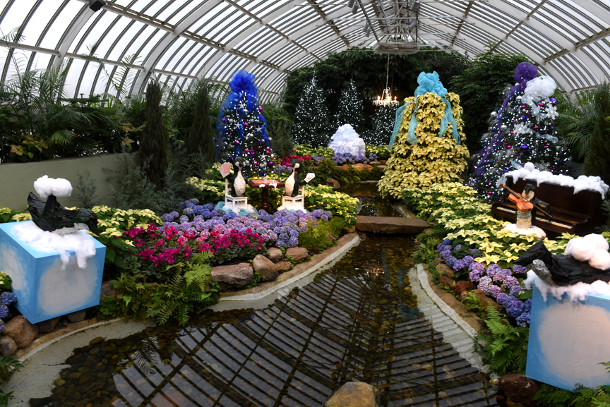 Phipps' Winter Flower Show should be explored at a relaxed pace to reveal the attention to detail.