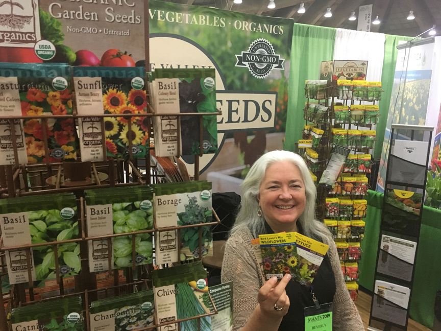 Beverly Yates of Lake Valley Seed Company discusses trends in the seed business at the Mid Atlantic Nursery Trade Show in Baltimore.