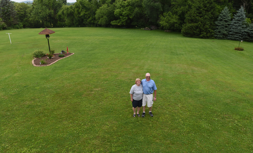 Kathy and Gene Fajt of Unity Township, Westmoreland County followed Everybody Gardens editor Doug Oster's advice and got help from the Penn State Cooperative Extension to get a great lawn.